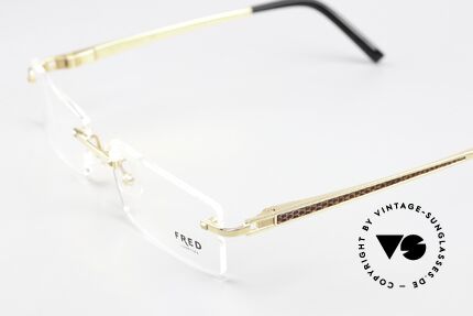 Fred Jamaique F4 Rimless Luxury Eyewear, unworn original with serial number, including FRED case, Made for Men