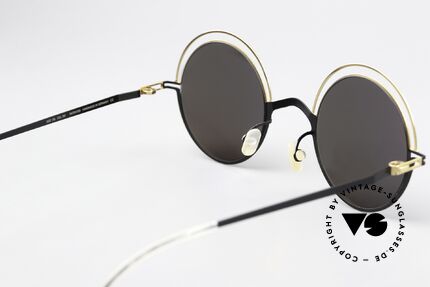 Mykita Bueno Round Designer Sunglasses, innovative flexible frame construction: one size fits all, Made for Men and Women