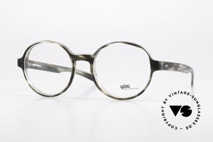 Götti Werry Designer Frame From 2016, Götti / Goetti glasses Werry, HHG-M, size 49/18, Made for Men and Women