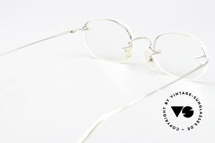 Algha Parklane Rimless 12k Gold Filled Frame, 120mm frame width = rather a western SMALL size, Made for Men and Women