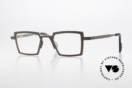 Theo Belgium Splitting Bamboo Pure Titanium Eywear, Theo Belgium designer glasses; 'Kamasutra' series, Made for Men