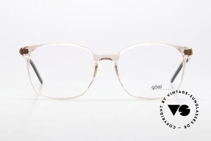 Götti Smith Pale Pink Frame Front, full-rim glasses with metal temples in top quality, Made for Women