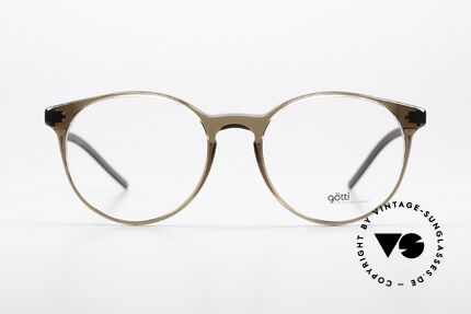 Götti Sander Panto Frame Metal Temples, full-rim glasses with metal temples in top quality, Made for Women