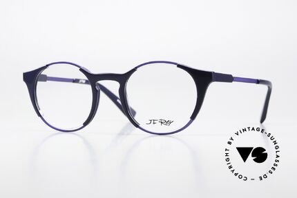 JF Rey JF1427 Dark Blue And Blue Metallic, J.F. Rey glasses, model JF1427, col. 2020, size 48-20, Made for Women