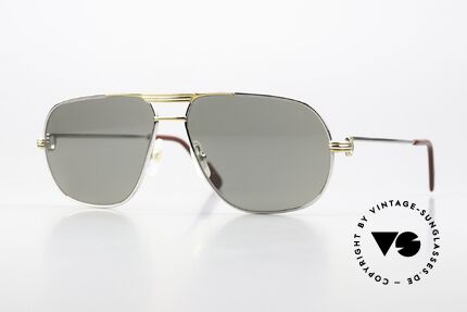 Cartier Tank - M Polarized Gray Sun Lenses Details