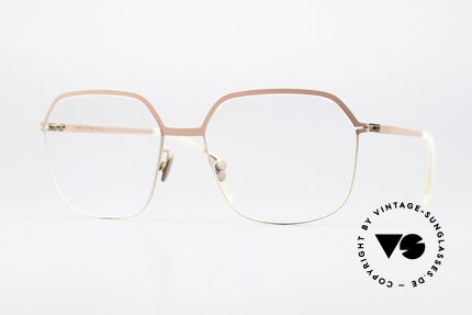 Mykita Finna Women's Glasses Peach Pink Details