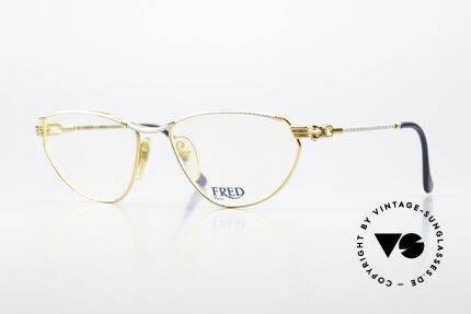 Fred Alize - S Women's Sailing Glasses 90's, luxury eyeglass-frame by Fred, Paris from the 1990s, Made for Women