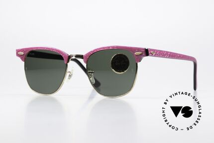 Ray Ban Clubmaster Bausch & Lomb USA Shades, original vintage 1980's sunglasses by RAY-BAN, Made for Women