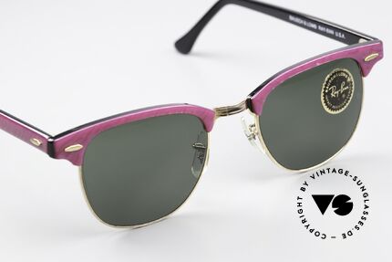 Ray Ban Clubmaster Bausch & Lomb USA Shades, NO RETRO shades; a 35 years old rarity, W0376, Made for Women