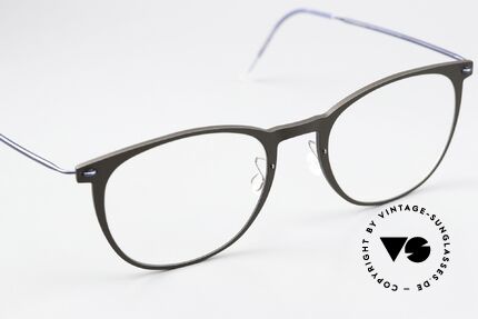 Lindberg 6529 NOW Taupe And Dark Blue, can already be described as 'vintage Lindberg' frame, Made for Women