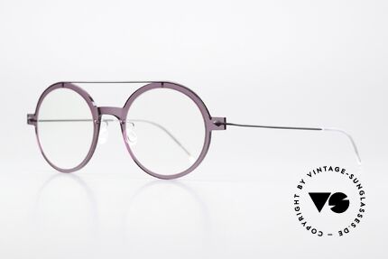 Lindberg 6543 NOW Light Purple Frame Front, light purple frame front with gray-anthracite temples, Made for Women