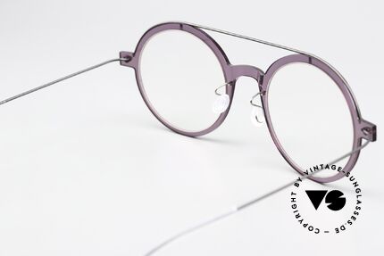 Lindberg 6543 NOW Light Purple Frame Front, unworn designer piece with original Lindberg case, Made for Women