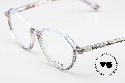 JF Rey JF1496 Soft Pink Pale Blue Pattern, for minimalist styles and innovative frame materials, Made for Women