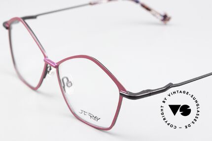 JF Rey JF2764 Ladies Frame Pink & Black, for minimalist styles and innovative frame materials, Made for Women