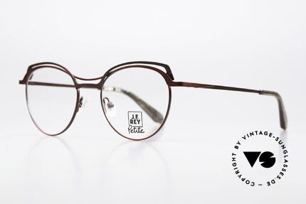 JF Rey PM081 Ladies Frame Ruby & Brown, J.F. Rey represents vibrant colors and shapes as well, Made for Women