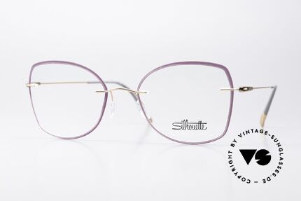 Silhouette 5500 Ladies Frame Purple Rose, Silhouette 5500 JD 3830 eyeglasses, size 52-19, 140, Made for Women