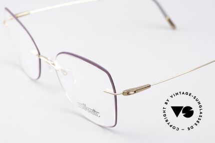 Silhouette 5500 Ladies Frame Purple Rose, ultra light titanium frame for ideal wearing comfort, Made for Women