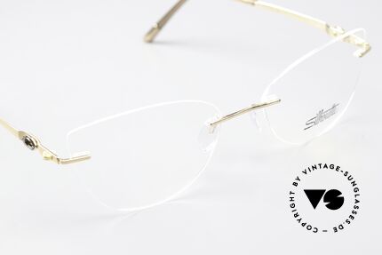 Silhouette 5513 Frame With Swarovski Stone, unworn from 2018 (600€ retail); minimalistic yet elegant, Made for Women