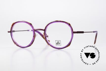 JF Rey JF2994 Panto Specs In Violet Shades Details