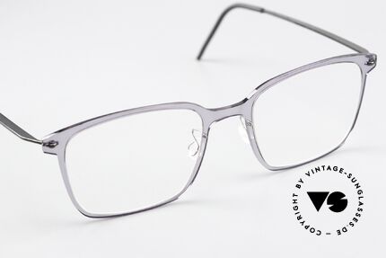 Lindberg 6522 NOW Light Gray Front Translucid, can already be described as 'vintage Lindberg' frame, Made for Men and Women