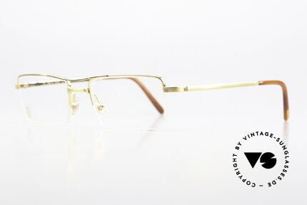 Cartier Semi T-Double Square Titanium Glasses, precious original in a timeless design; top quality, Made for Men