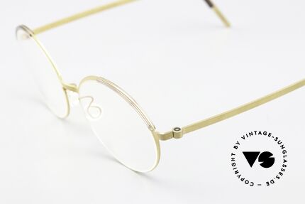 Lindberg 9853 Strip Titanium Round Titanium Eyewear, bears the predicate "true VINTAGE LINDBERG" for us, Made for Women