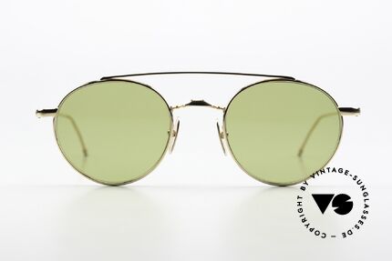 Thom Browne TB-101 Classy Designer Glasses, gold-plated titanium frame in size 49-22, 150mm, Made for Men