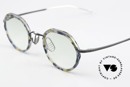 Thom Browne TBX911 High-End Men's Frame, light green-gradient sun lenses, 100% UV protect., Made for Men