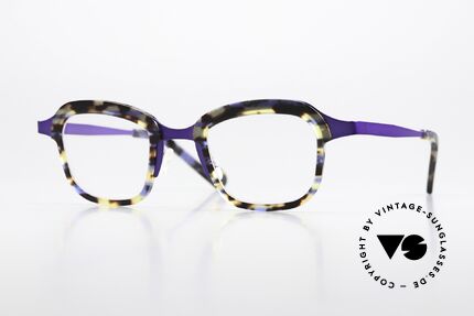 Theo Belgium Vic Ladies Frame Purple Havana Details