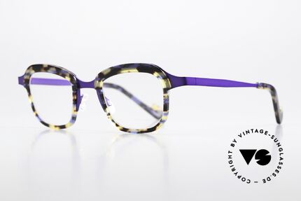 Theo Belgium Vic Ladies Frame Purple Havana, lovely ladies glasses in purple-metallic / havana, Made for Women