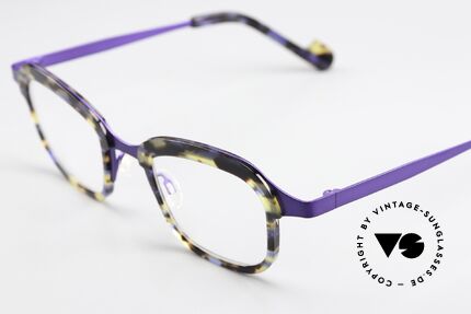 Theo Belgium Vic Ladies Frame Purple Havana, unworn; like all our vintage Theo eyewear specs, Made for Women