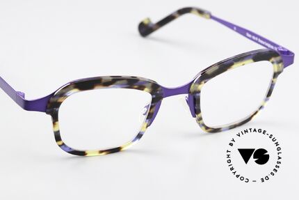 Theo Belgium Vic Ladies Frame Purple Havana, 138mm frame width: rather a medium - large size, Made for Women