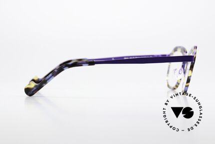 Theo Belgium Vic Ladies Frame Purple Havana, metal frame can be glazed with lenses of any kind, Made for Women