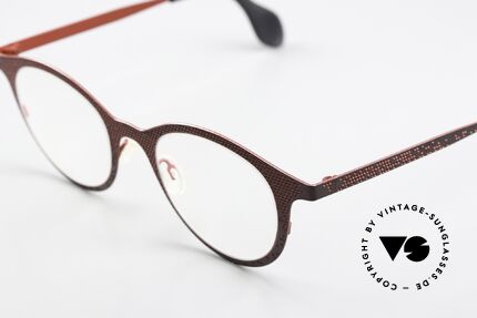 Theo Belgium Mille 61 Frame Like A Honeycomb, the dotted pattern makes the eyeglasses lively, Made for Women