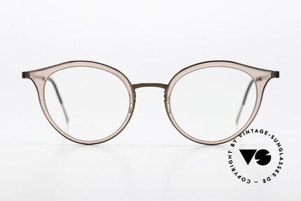 Lindberg 9728 Strip Titanium Very Feminine Frame Design, award-winning model 9738 in size 46-20, color PU12, Made for Women