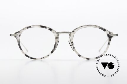 Thom Browne TBX908 Classy Panto Eyeglasses, titanium frame with acetate rings in size 46-21, Made for Men