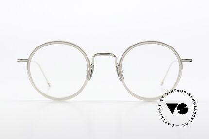 Thom Browne TBX906 Classy Round Frame Men, titanium frame with acetate rings in size 46-25, Made for Men