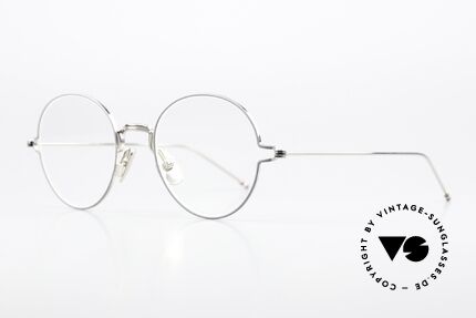 Thom Browne TBX915 Classy Panto Men's Specs, SLV-GRY = silver-plated & light gray frame front, Made for Men