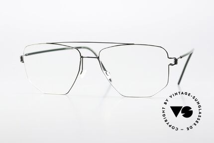 Lindberg Edwin Air Titan Rim Masculine Glasses Shape, square glasses by Lindberg of the Air Titanium series, Made for Men