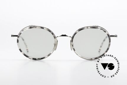 Thom Browne TBS813 Anti-Reflective Sun Lenses, titanium frame with acetate rings in size 49-23, Made for Men