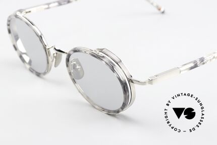 Thom Browne TBS813 Anti-Reflective Sun Lenses, anti-reflective sun lenses with a light gray tint, Made for Men