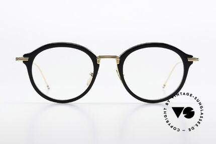 Thom Browne TBX908 Finest Panto Eyeglasses, titanium frame with acetate rings in size 49-21, Made for Men