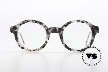 Thom Browne TBX411 Round Acetate Frame, round acetate frame looks gray marbled, 47-24, Made for Men