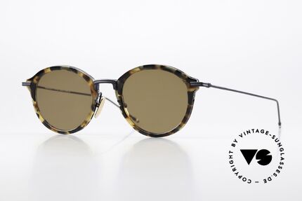 Thom Browne TBS908 Classy Panto Sunglasses, Thom Browne sunglasses, TBS908-49-02, TKT NVY, Made for Men