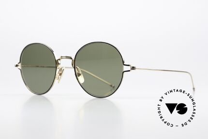 Thom Browne TBS915 Classy Panto Sunglasses, non-reflective sun lenses for 100% UV protection, Made for Men