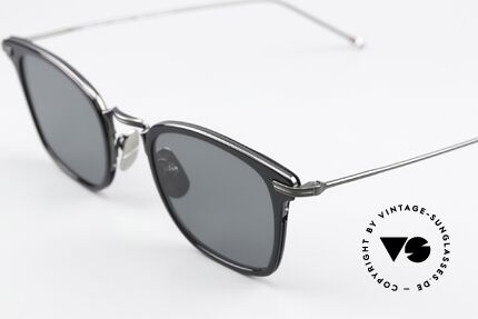 Thom Browne TBS905 Classy Square Sunglasses, non-reflecting gray lenses; 100% UV protection, Made for Men