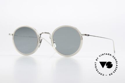 Thom Browne TBS906 Non Reflecting Sunglasses, Thom Browne sunglasses, TBS906-46-03, GRY SLV, Made for Men