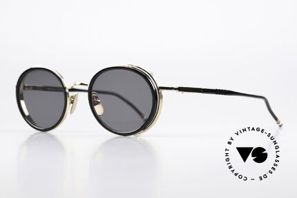 Thom Browne TBS813 Classy Black Sunglasses, really stylish & top-notch quality, made in Japan, Made for Men