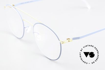 Mykita Dagur Ladies Frame Gold Blue Grey, well-known top quality (handmade in Germany, Berlin), Made for Women