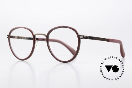 Mykita Mylon Palm Round Panto Frame Ladies, color code 447: New Aubergine / Purple Brown, Made for Women